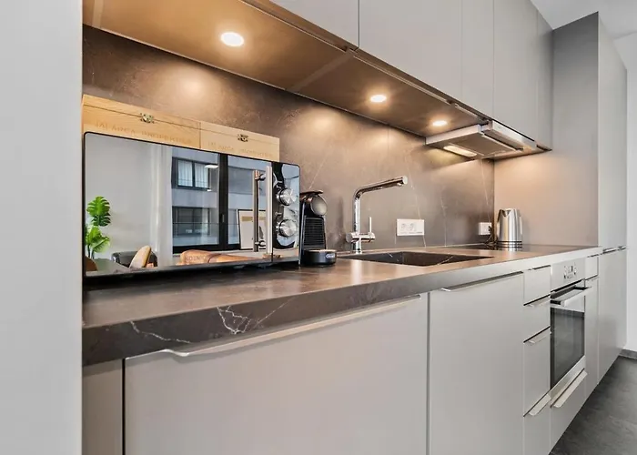 De Luxe 1 A Coucher, Centre Commercial, Piscine Et Fitness Apartament