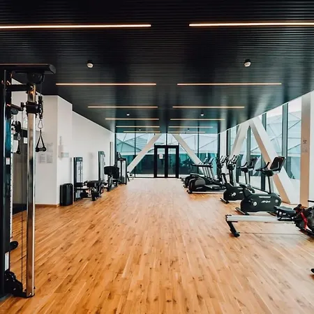 De Luxe 1 A Coucher, Centre Commercial, Piscine Et Fitness 아파트 *