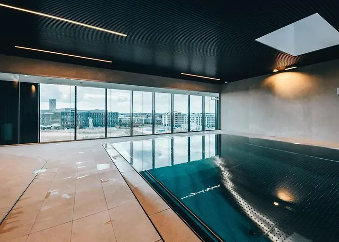 公寓 De Luxe 1 A Coucher, Centre Commercial, Piscine Et Fitness